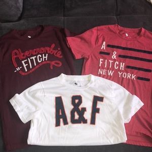 Abercrombie T-shirt's size 11/12 (3 shirts)